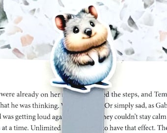 quokka bookmark for tween girls, cute stocking stuffers for kids, secret Santa gifts for book lovers, handmade book accessories for children