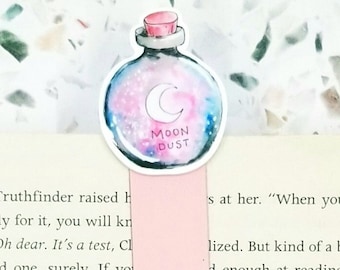witch bookmark for readers, cute Halloween bookmark for adults, book lover present, potion bottle book page holder fantasy bookmark popular