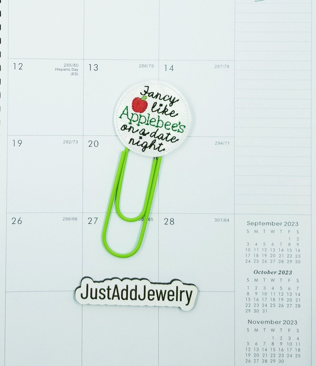Fancy Like Applebees Planner Clips Teacher Appreciation Gifts Etsy