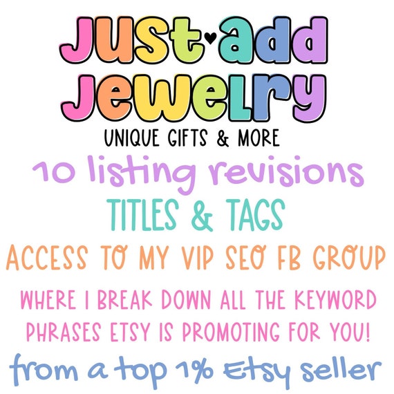 Etsy SEO help for 10 listings, SEO Assistance, Etsy Tag Revision, Title Revision, SEO optimization, Etsy Help, Best Sellers 2024, Keyword