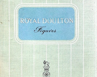 Vintage Royal Doulton Figurines Collectors' Book No. 4 1955 / Beautiful Color Photos of Vintage Royal Doulton