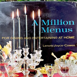1960s Vintage Cookbooks: &quot;A Million Menus&quot; / Split-Page Recipes with Countless Combinations 1965