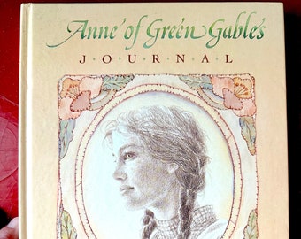 Vintage Anne of Green Gables Journal with Color Illustrations and Quotes from Text / Beautiful Unused Lined Journal