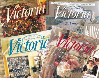 Cuatro números de la revista Vintage Victoria de 1996-7 en muy buenas condiciones