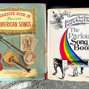 Two Vintage American Song Books: