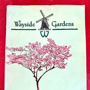 1972 Vintage Wayside Gardens Catalog / Vintage Flower and Ornamental Tree Catalog / Vintage Gardening Catalog / 1970s Color Catalog Plants