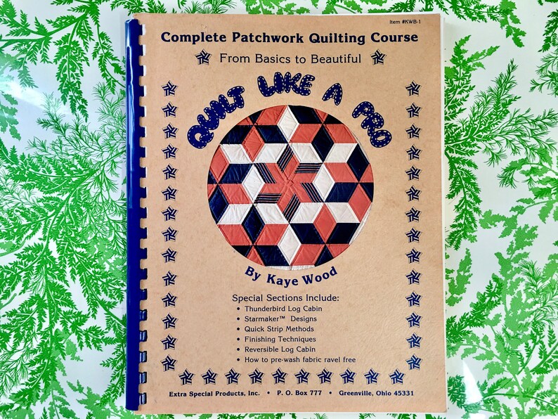 Vintage Patchwork Quilt Pattern Book / How to Quilt Like a Pro Etsy