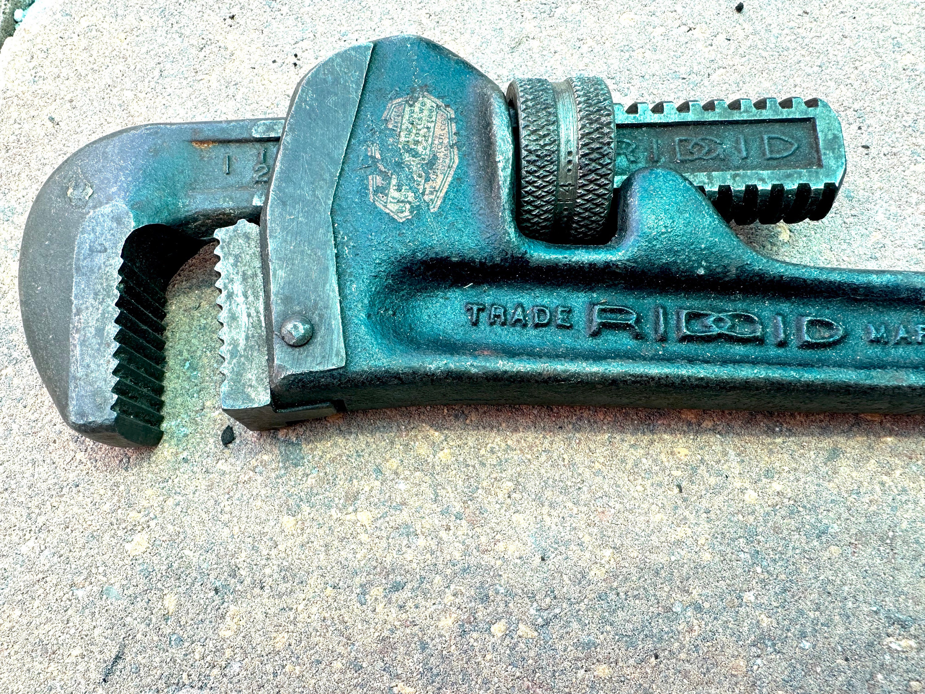Vintage Rigid 14 Wrench With Sharp Teeth - Etsy