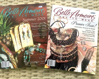 Eerste twee nummers van Belle Armoire Magazine uit 2001