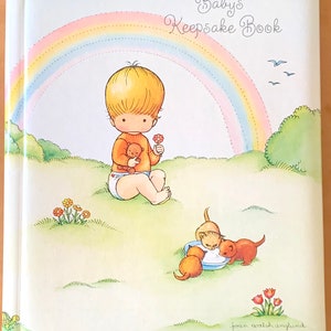 Vintage 1970s Baby Book by Joan Walsh Anglund / &quot;Baby&#39;s Keepsake Book&quot; with Anglund Illustrations, So Sweet / 70s Baby Gift