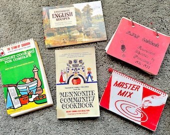 Vintage Kochbuch Heft: Englisch, Mennonite, Spiralbindung