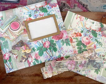 Ana Griffin Floral Scrapbook Full of Papers Plus Extra Paper Pack and Die Cuts