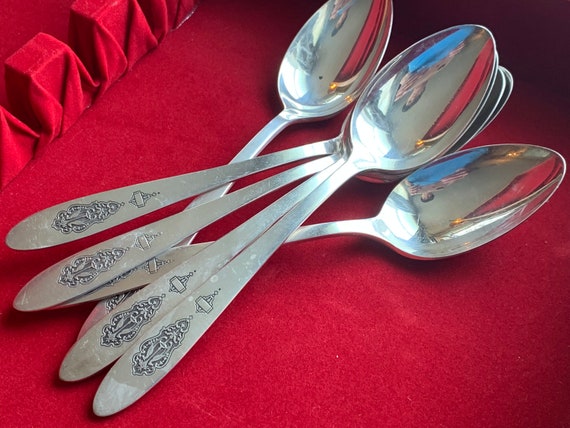 Antique Silver Plate Spoons 1920s Community Plate Bird of Paradise Tablespoon Lot Beautiful Etsy UK