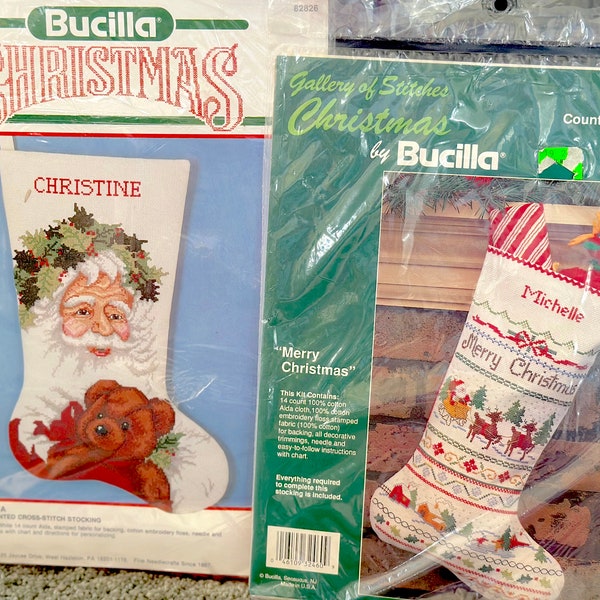 Bucilla Stocking Kit - Etsy