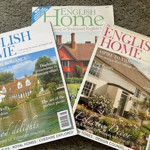 Three Vintage Issues of The English Home Magazine