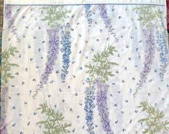 Superbe Jupe De Lit Vintage En Percale, Taille Double, Motif Fleuri Printanier, Tombé De 14 Pouces