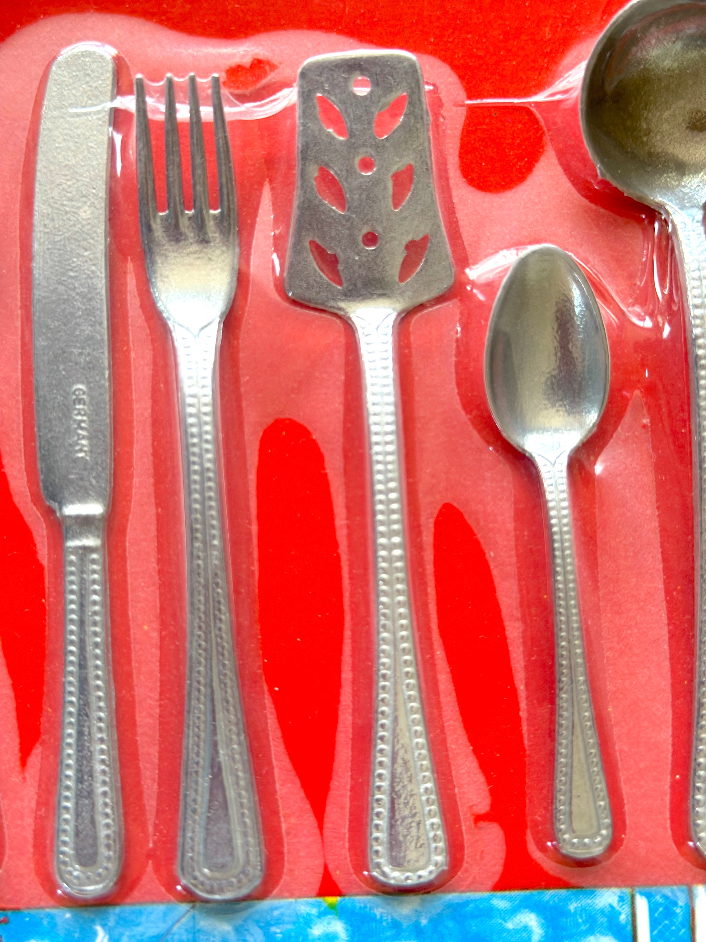 Vintage Wilesco Doll Silverware Set, German Cutlery (NIP) - Etsy