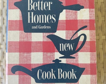 Grandma's Cookbook: Well Loved Better Homes New Cook Book in Binder 1953 Printing / Vintage Better Homes Cookbook Classic