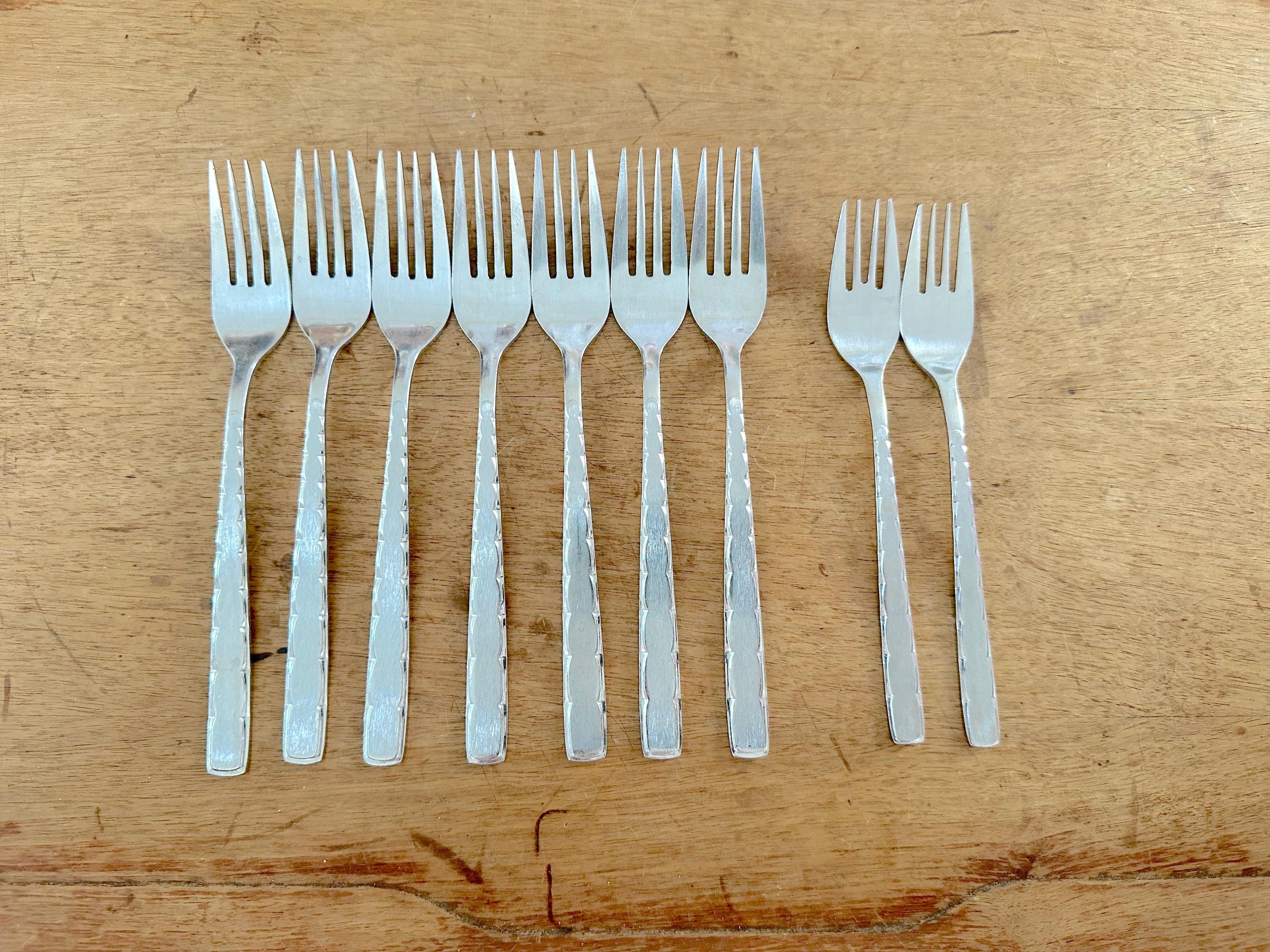 Oxford Hall Stainless Japan Moonscape: ONE Dinner Fork or Two