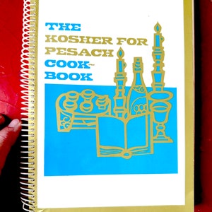 Vintage Kosher Cookbook from Jerusalem: The Kosher for Pesach Cook-Book