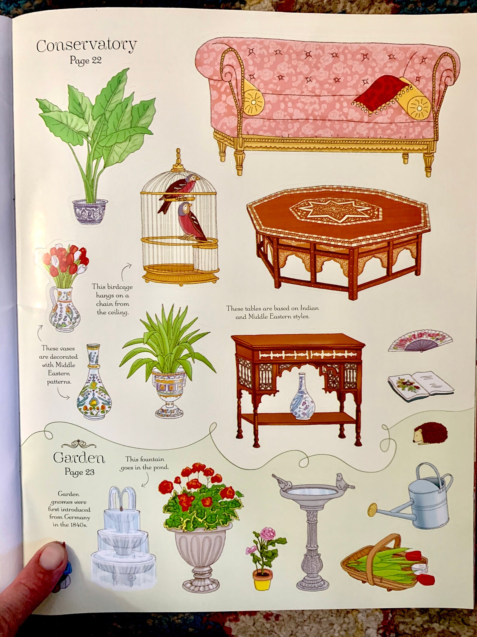 Dollhouse Sticker Book / Victorian Doll House Sticker Book / Etsy