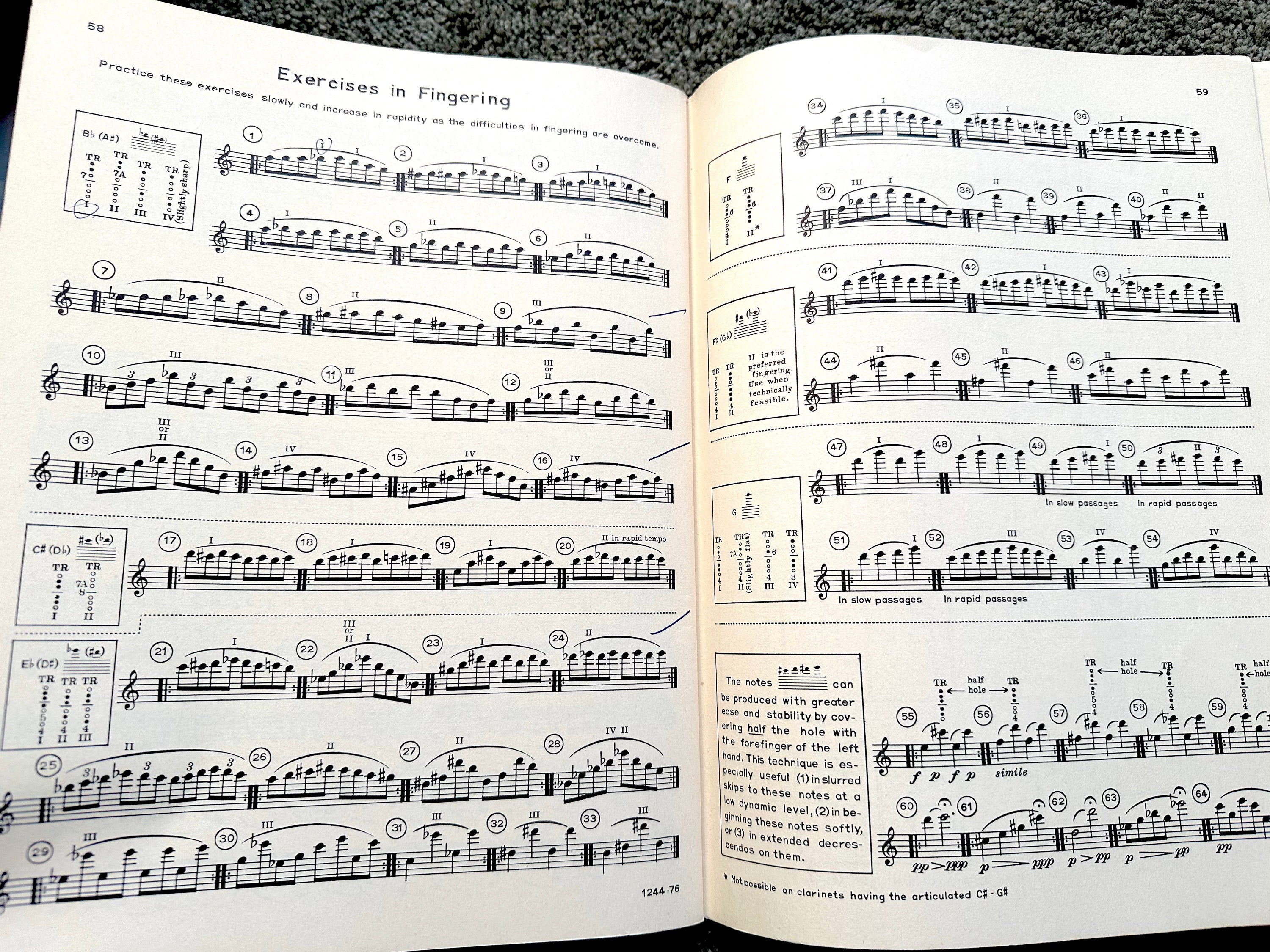 1953 Rubank Advanced Method Clarinet Vol. II Teaching Music Book - Etsy