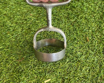Vintage Sturdy Biscuit or Cookie Cutter with Handle  / 3" Diameter