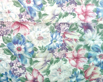 Vintage Chintz Standard Pillowcases Pair by Springmaid in Percale