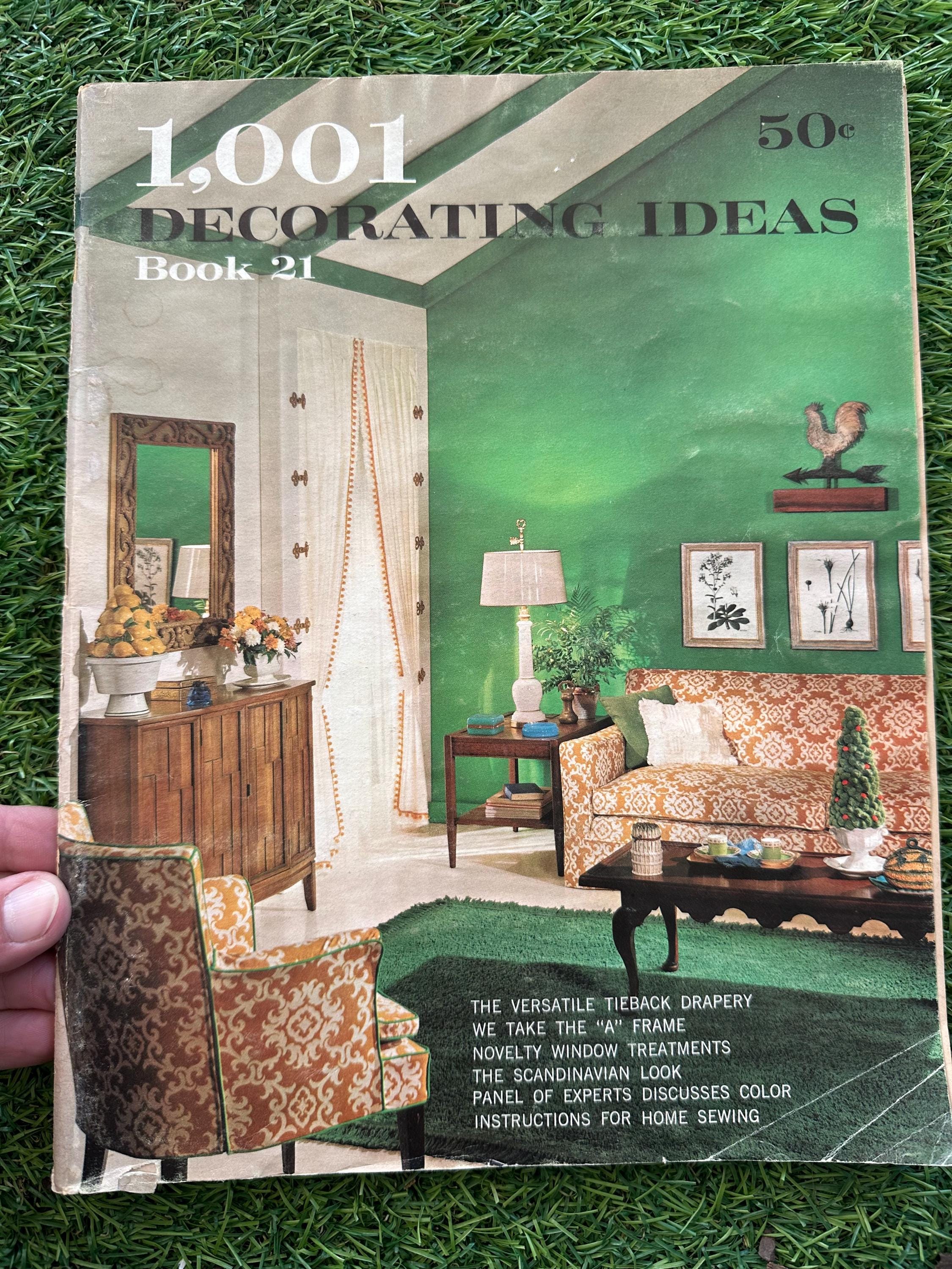 1960s Decorating Books With Tons of Great Photos: 1,001 Decorating