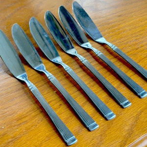 Vintage Michael Lloyd Mandolin Pattern Butter Spreader, By the Piece
