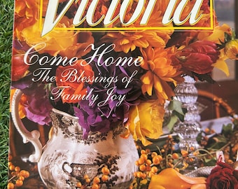 Four Fall Vintage Victoria Magazine Issues from 90s