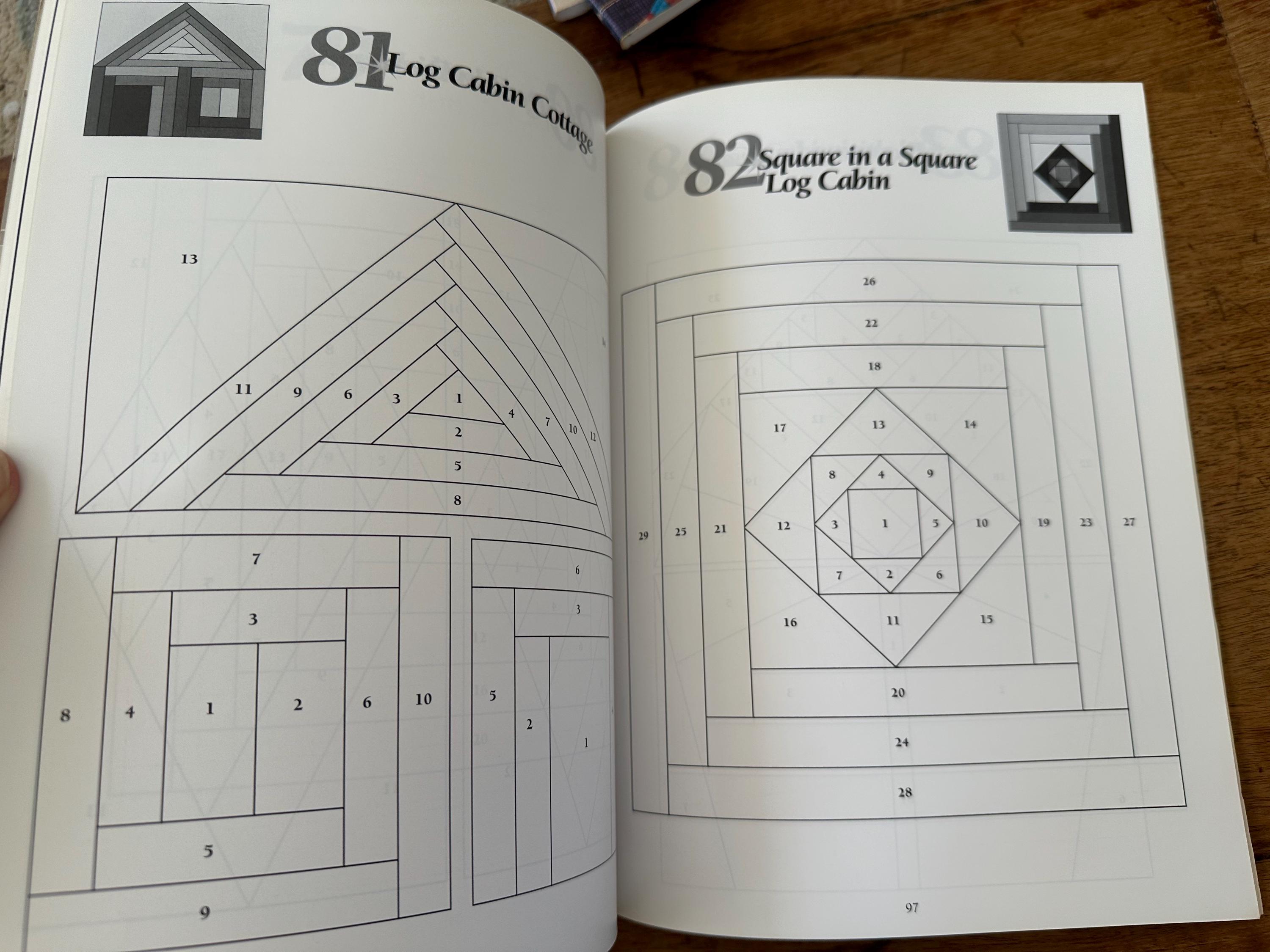 Five Vintage Log Cabin Quilt Pattern Books - Etsy
