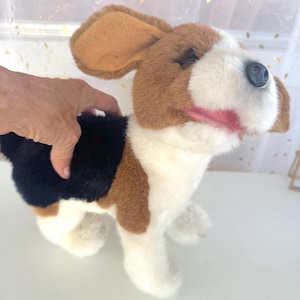 1986 Applause Avanti Baby Animals Puppy Dog with Nose in Air in Great Condition / Vintage Stuffed Beagle