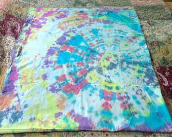 Tie Dye Flat Sheet Size Full or Queen