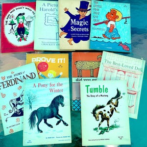 Ten 1960s Children&#39;s Literature Classic Paperbacks from Scholastic: Your Childhood Favorites to Read to the Grandbabies