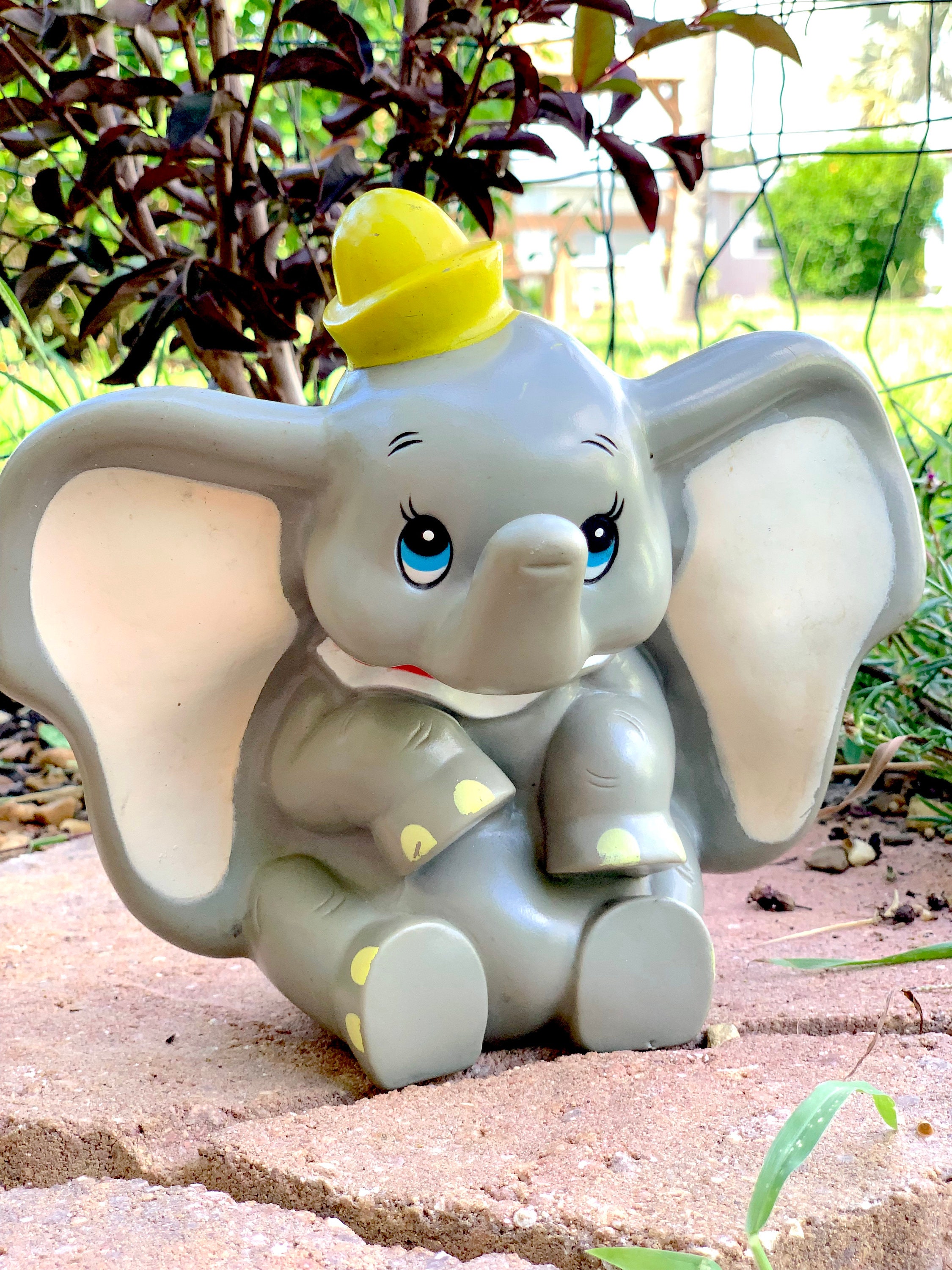 Vintage Rubber Dumbo the Elephant Squeaks Squeaker Toy Vintage