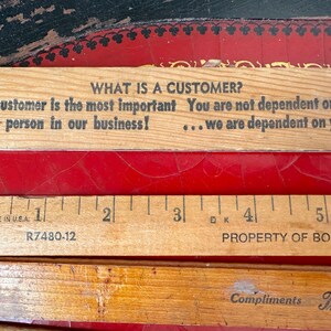 Amazing Lot of 7 Vintage Wooden Rulers: 18