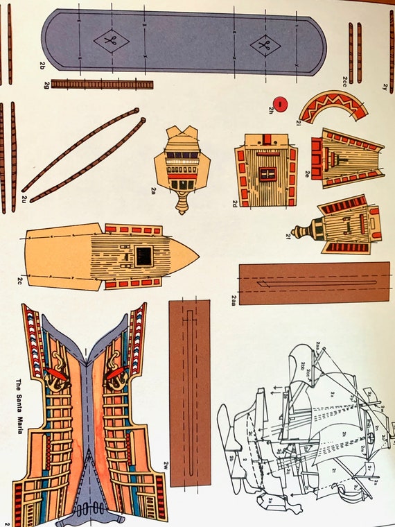 Libro di navi modello di carta / Miniature di carta facili da costruire di  navi famose / Sei modelli di modelli e progetti / Amante delle navi /  Storia nautica -  Italia