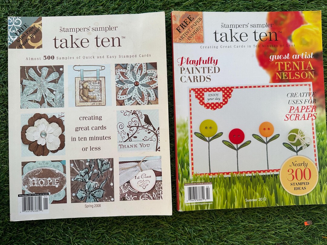 Vintage Stampington Magazines, Stampers' Sampler Take Ten, Two Past ...