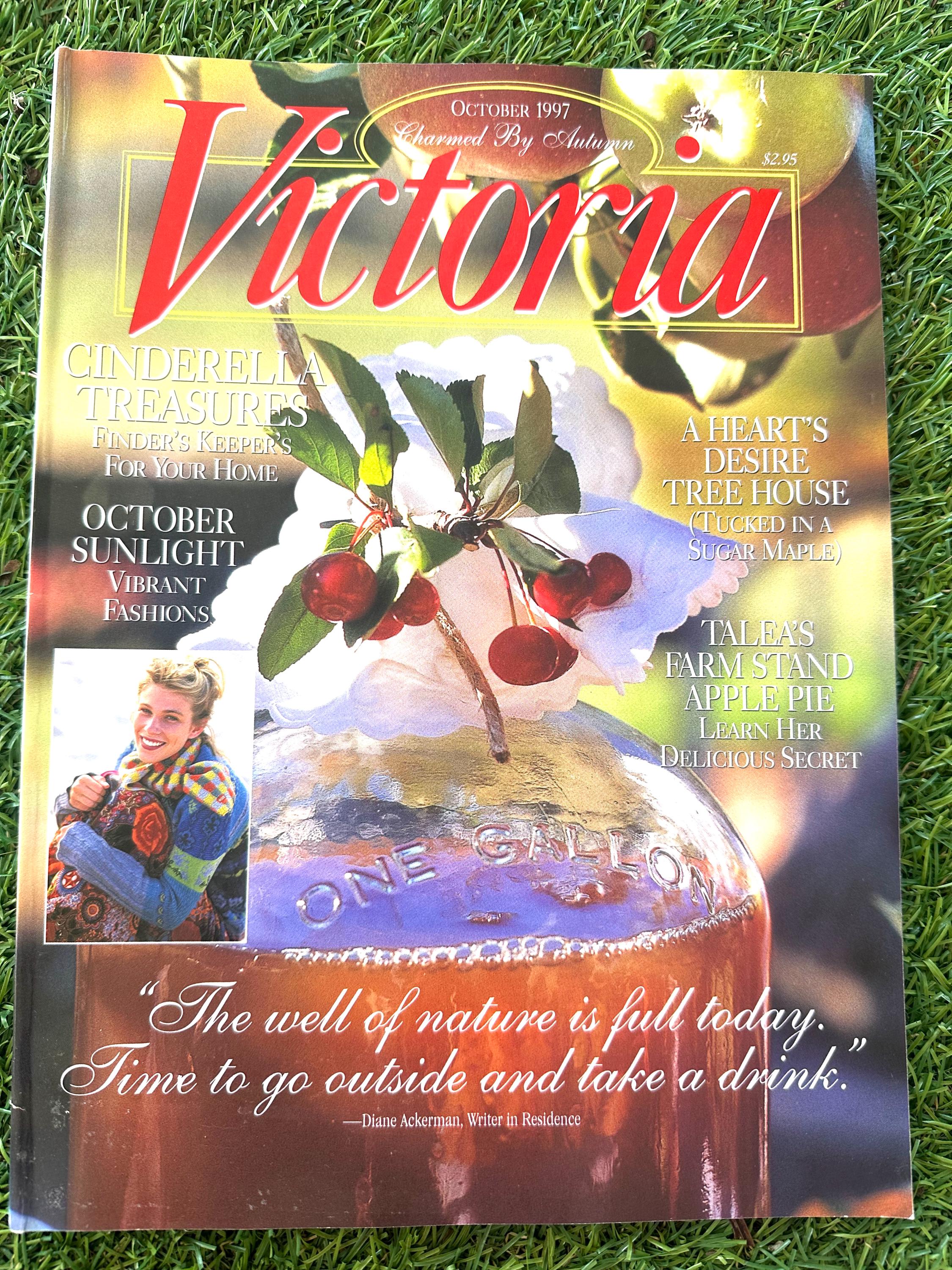 Four Fall Vintage Victoria Magazine Issues From 90s - Etsy
