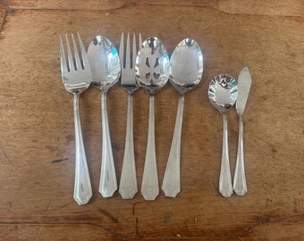 Wallace Audra Stainless Serving Pieces Set of 7
