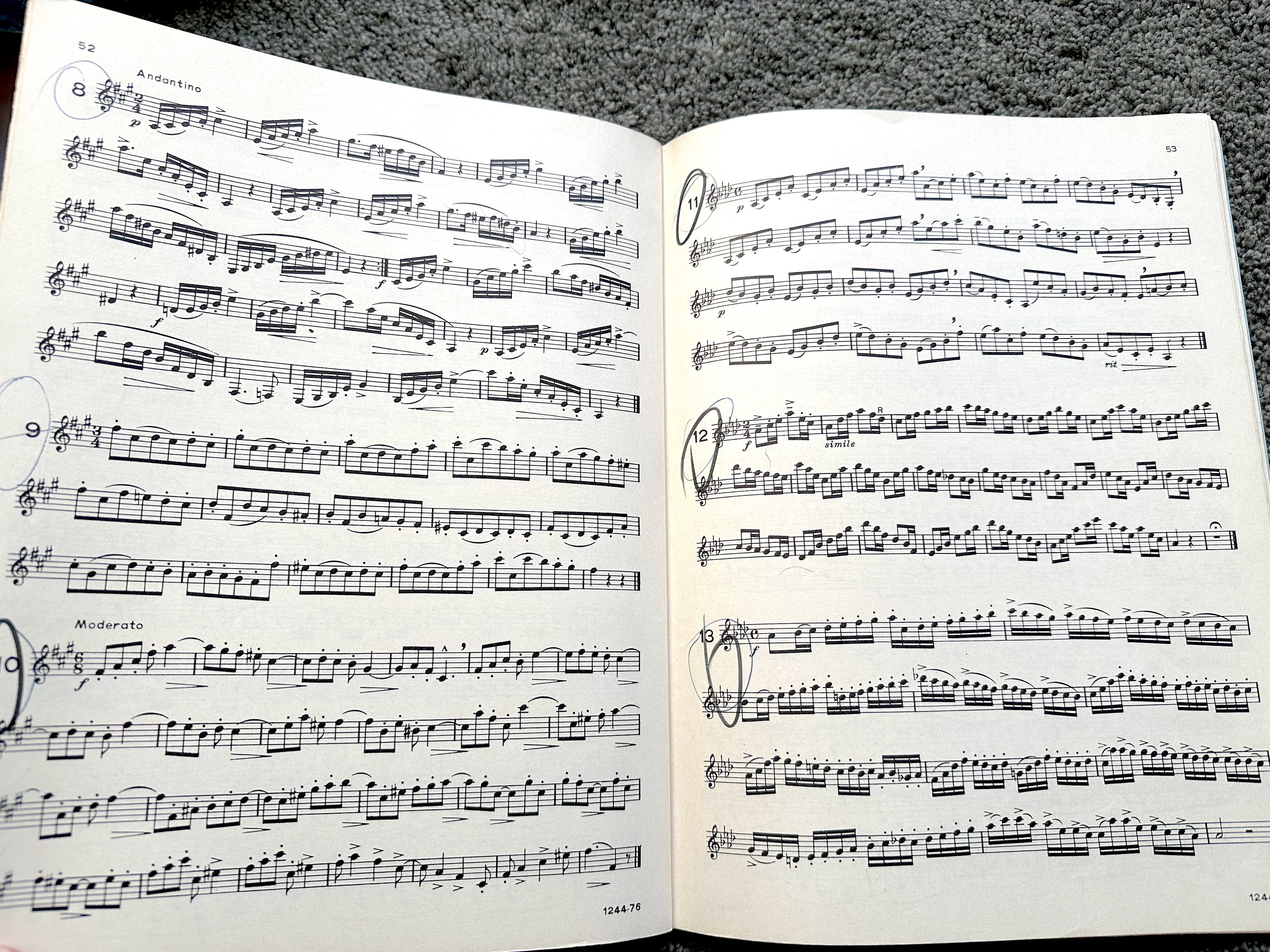 1953 Rubank Advanced Method Clarinet Vol. II Teaching Music Book - Etsy