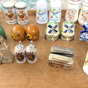 Vintage Souvenir Salt and Pepper Shaker Sets: