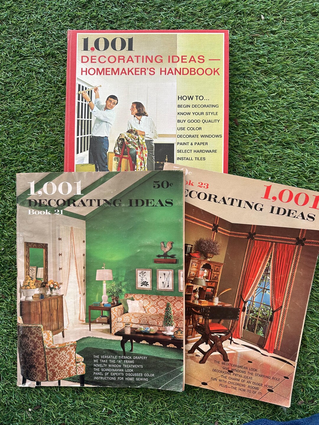 American  1960’s 雑誌 16冊セット インテリア 1960s Decorating Books With Tons of Great Photos: 1,001 Decorating