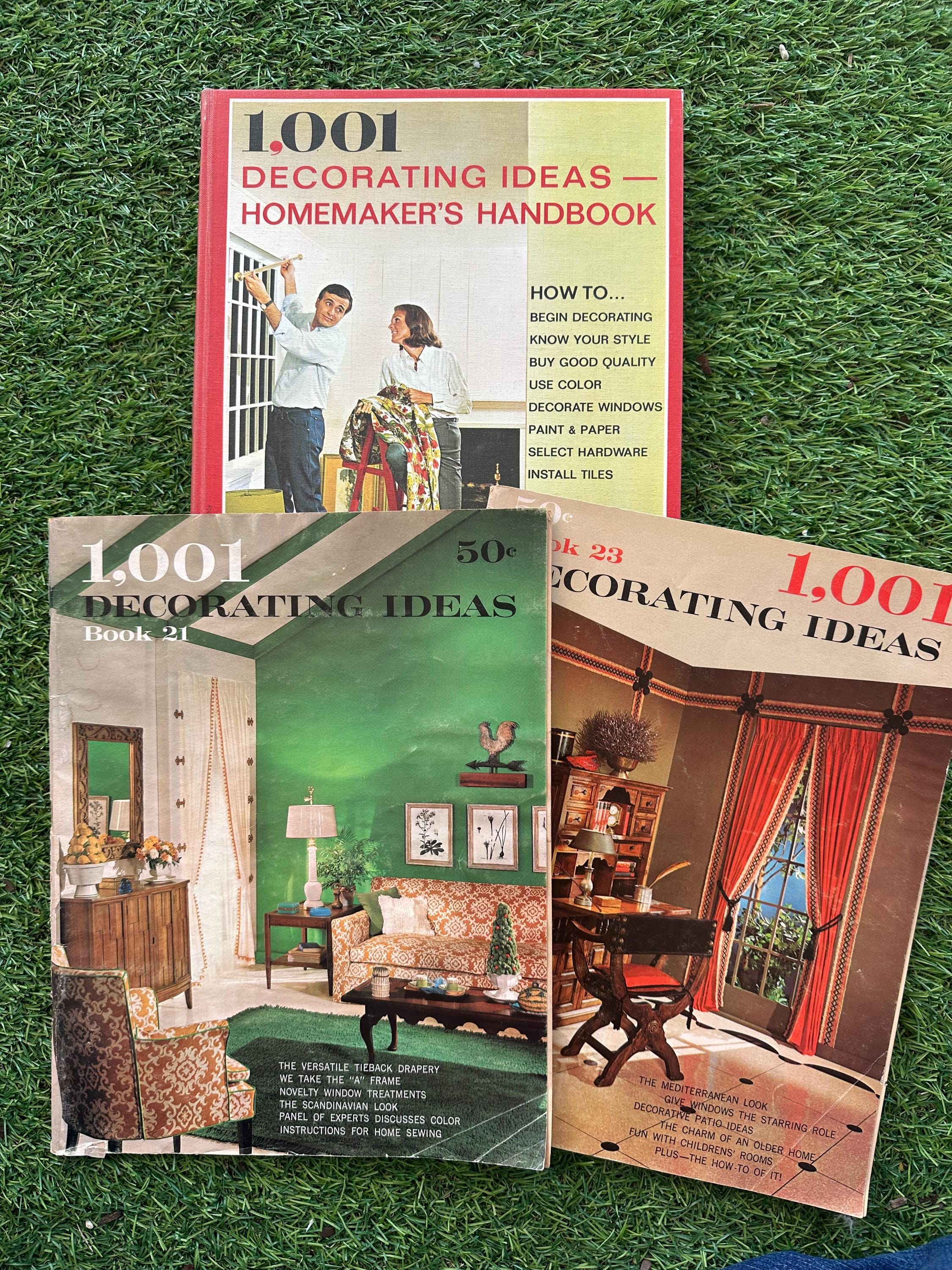 American  1960’s 雑誌 16冊セット インテリア 1960s Decorating Books With Tons of Great Photos: 1,001 Decorating