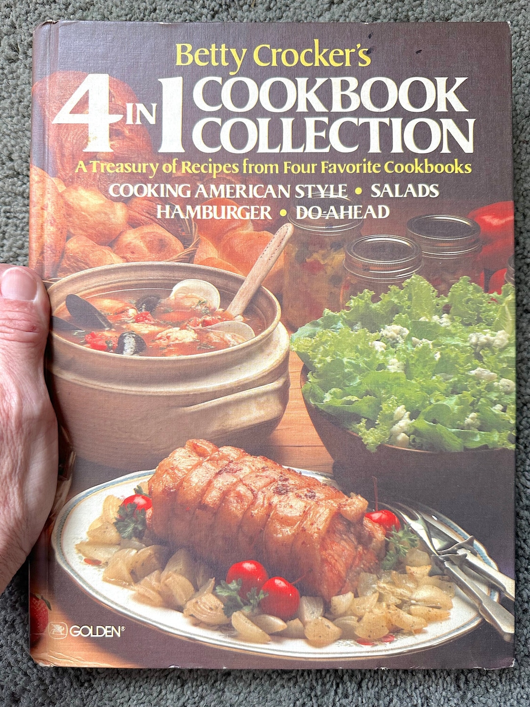 1970s Betty Crocker Cookbook "betty Crocker's 4 in 1 Cookbook