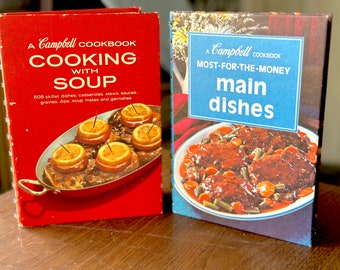 Vintage Campbell's Soup Kochbücher, 1975 & Mid-Century