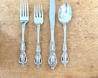 Oneida Monte Carlo Replacements Sold Individually: Monte Carlo Dinner Forks, Salad Forks, Oval Soup, Teaspoon, Sugar Spoon