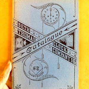 Vintage Seth Thomas Antique Uhr Katalog Reprint