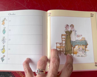 Vintage Kate Greenaway Birthday Book With Kate Greenaway